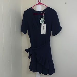 Saints and secrets adjustable wrap dress size small